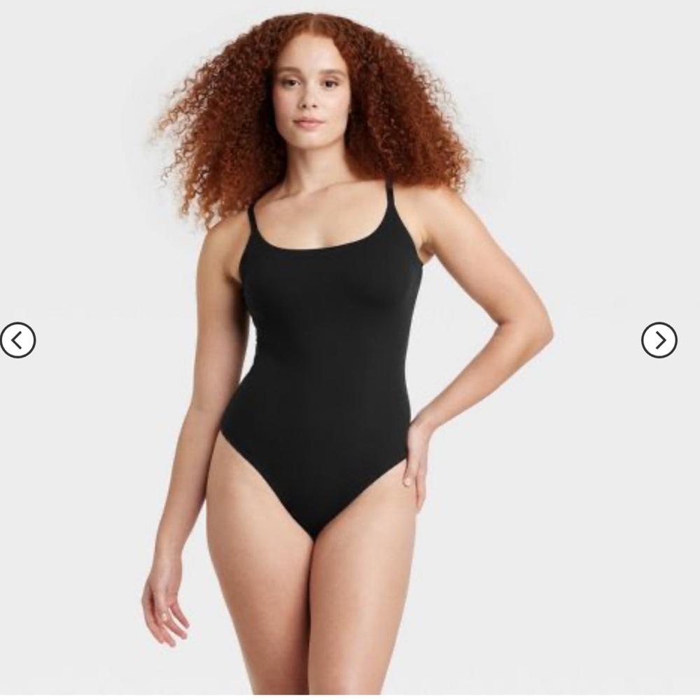 NWOT Seamless cotton Stretch Cami Bodysuit - Auden™ - Picture 2 of 5